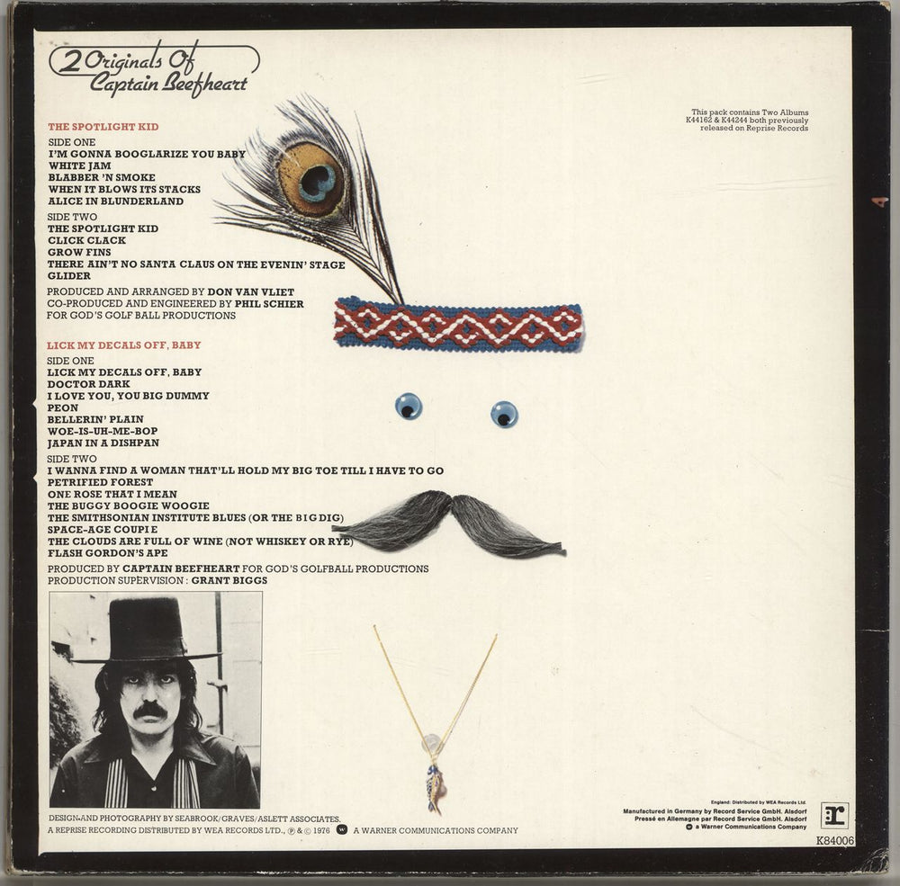 Captain Beefheart & Magic Band 2 Originals Of Captain Beefheart German 2-LP vinyl record set (Double LP Album)