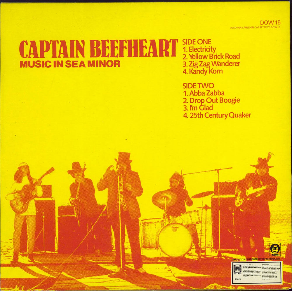 Captain Beefheart & Magic Band Music In Sea Minor - EX UK 10" vinyl single (10 inch record)