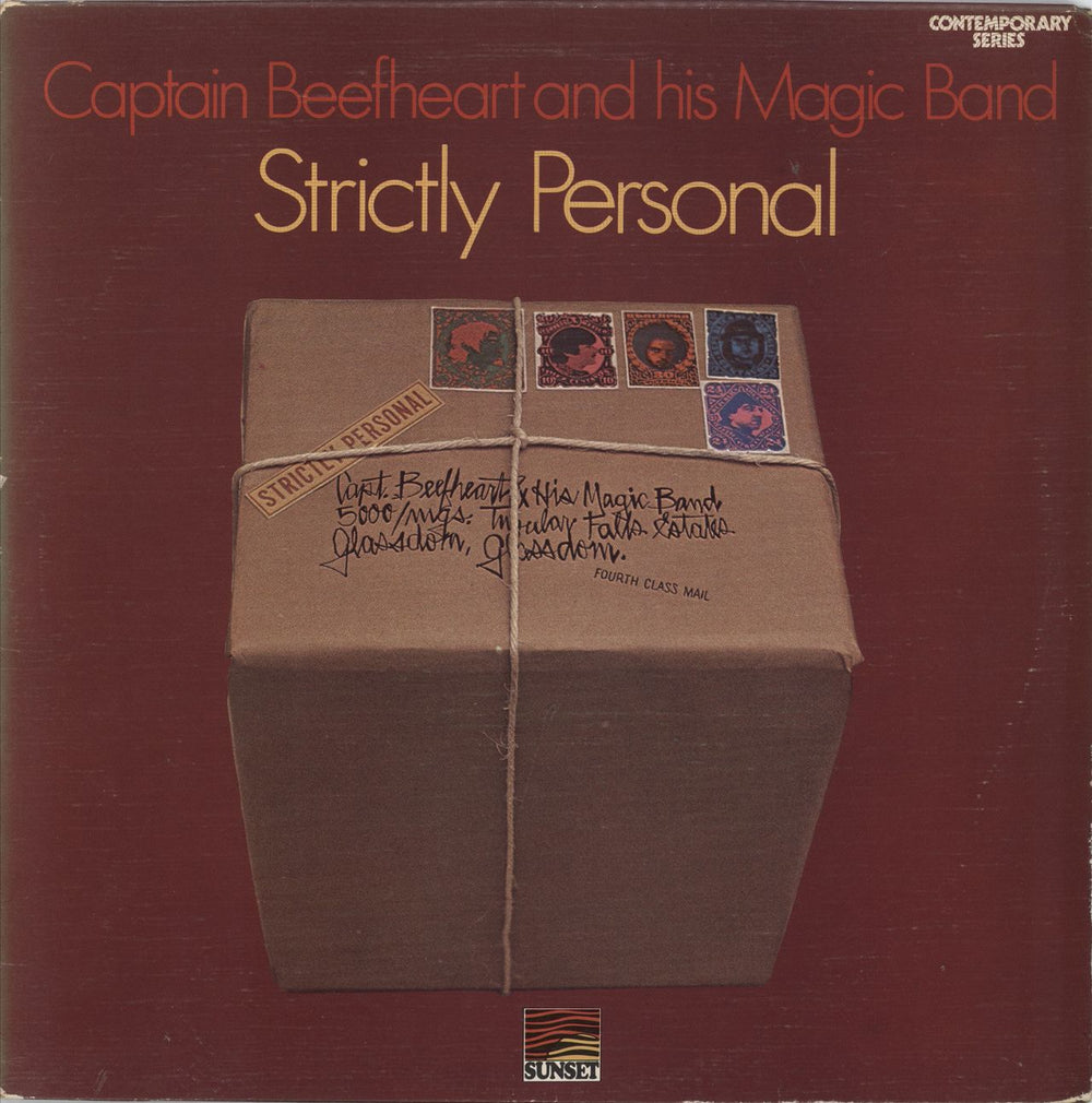 Captain Beefheart & Magic Band Strictly Personal - Textured Sleeve UK vinyl LP album (LP record) SLS50208