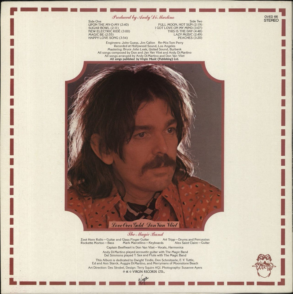 Captain Beefheart & Magic Band Unconditionally Guaranteed UK vinyl LP album (LP record)