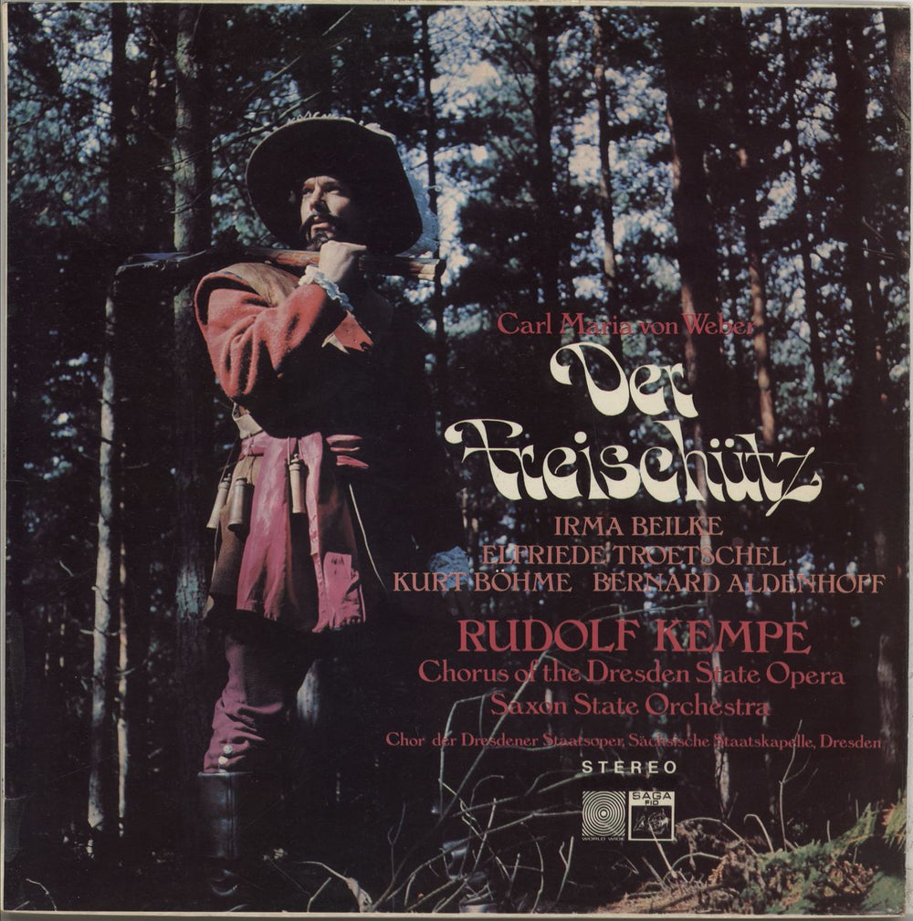 Carl Maria Von Weber Der Freischütz UK vinyl LP album (LP record) FID2128