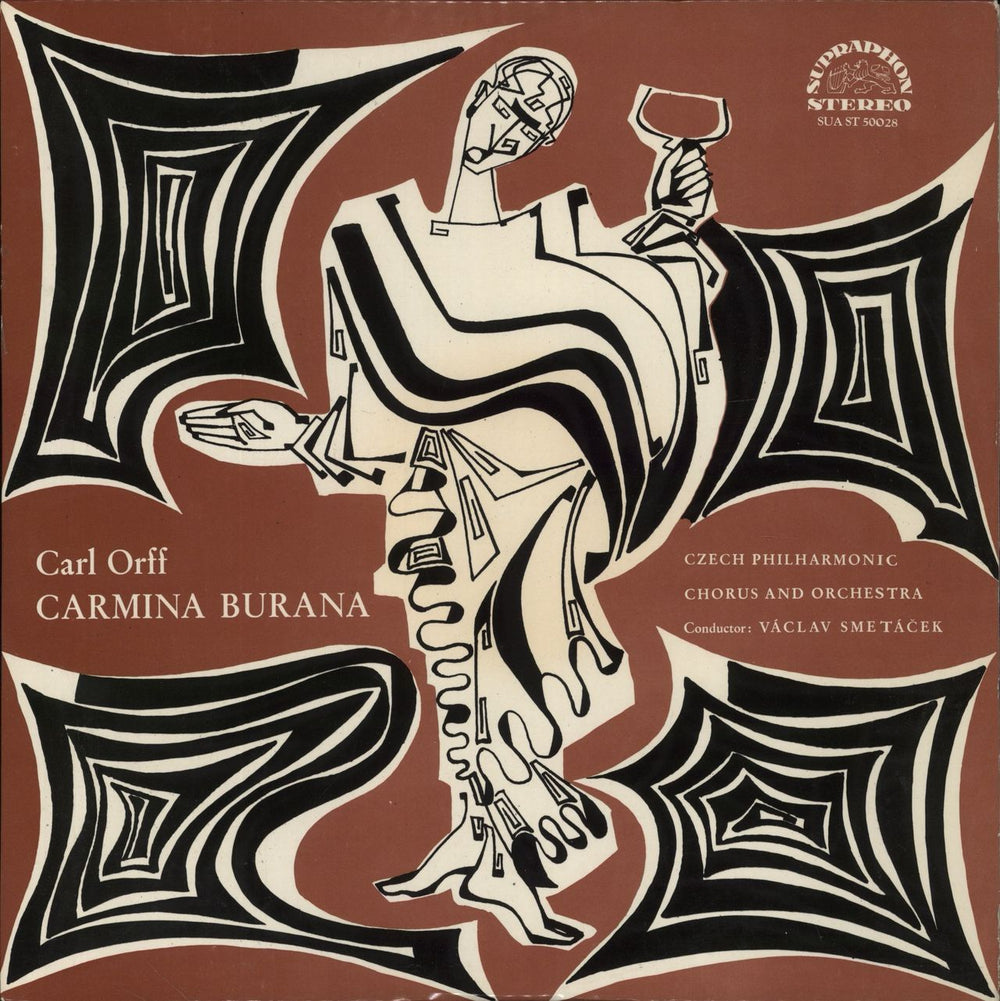 Carl Orff Carl Orff: Carmina Burana Czech vinyl LP album (LP record) SUAST50028