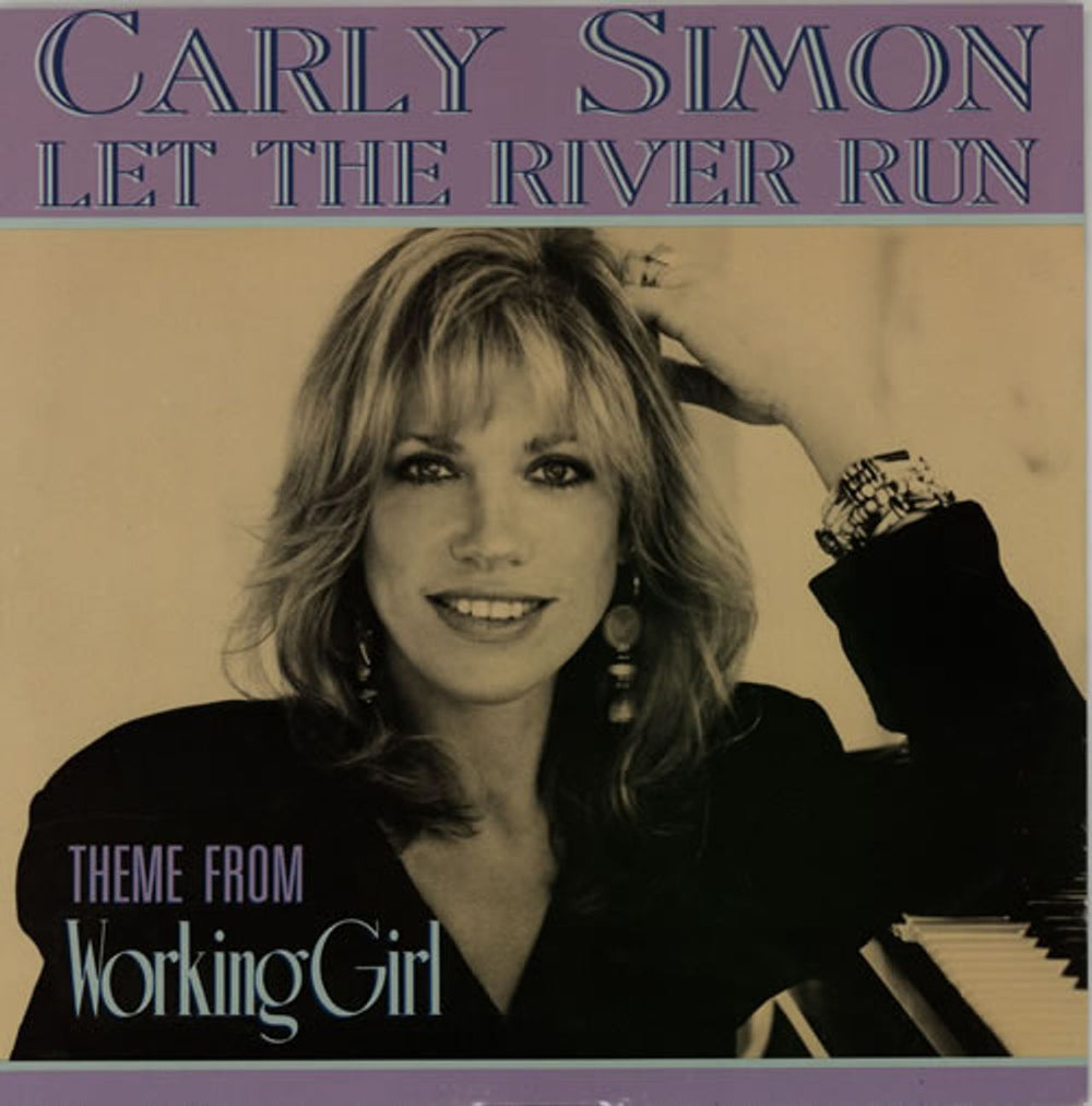 Carly Simon Let The River Run UK 12" vinyl single (12 inch record / Maxi-single) 612124