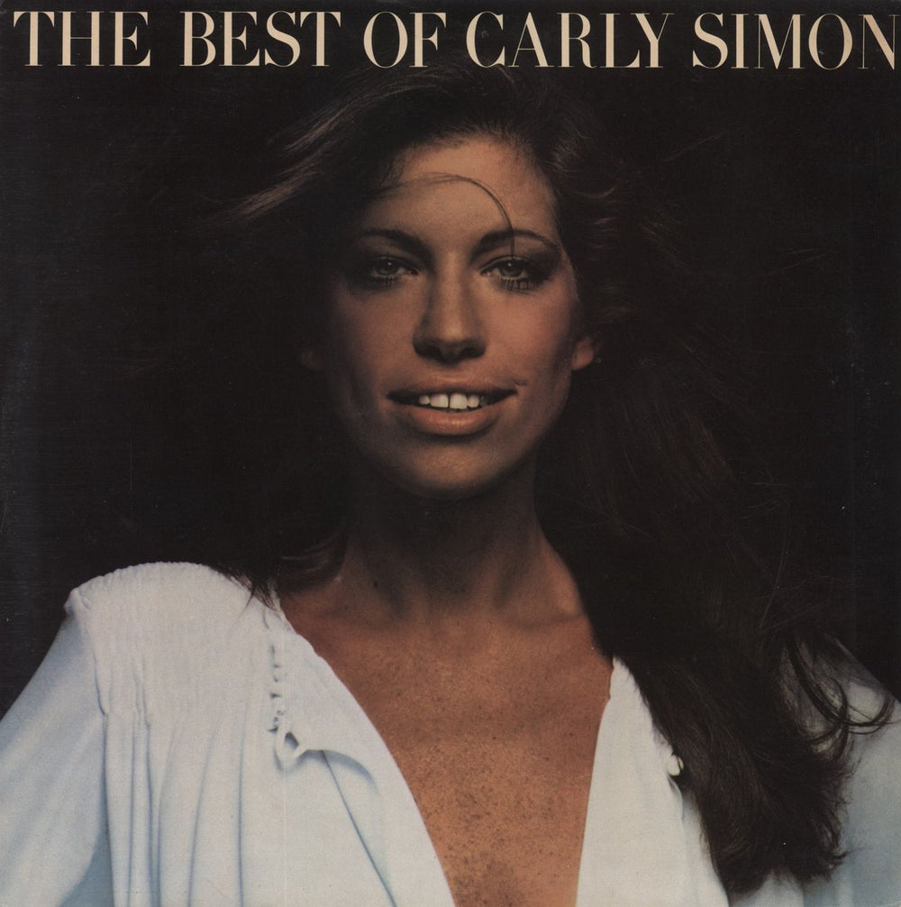 Carly Simon The Best Of Carly Simon + Lyric Inner UK vinyl LP album (LP record) K52025