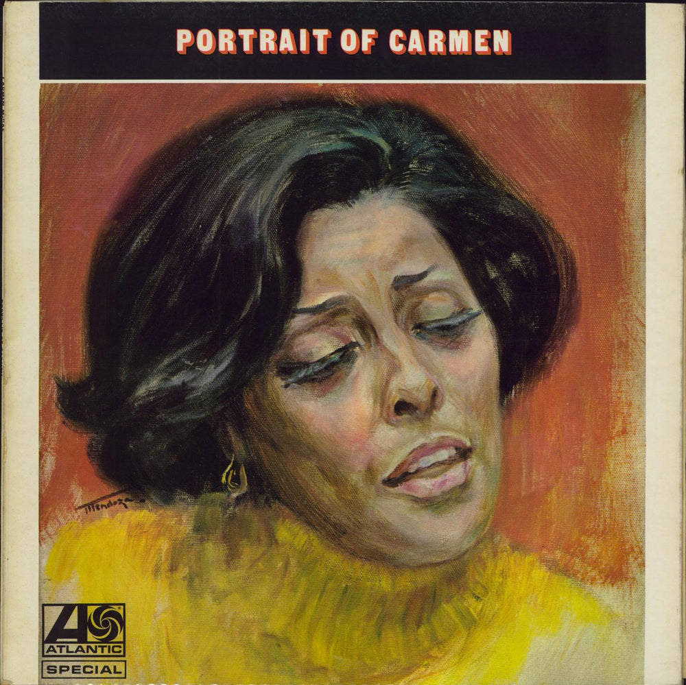 Carmen McRae Portrait Of Carmen UK vinyl LP album (LP record) 590026