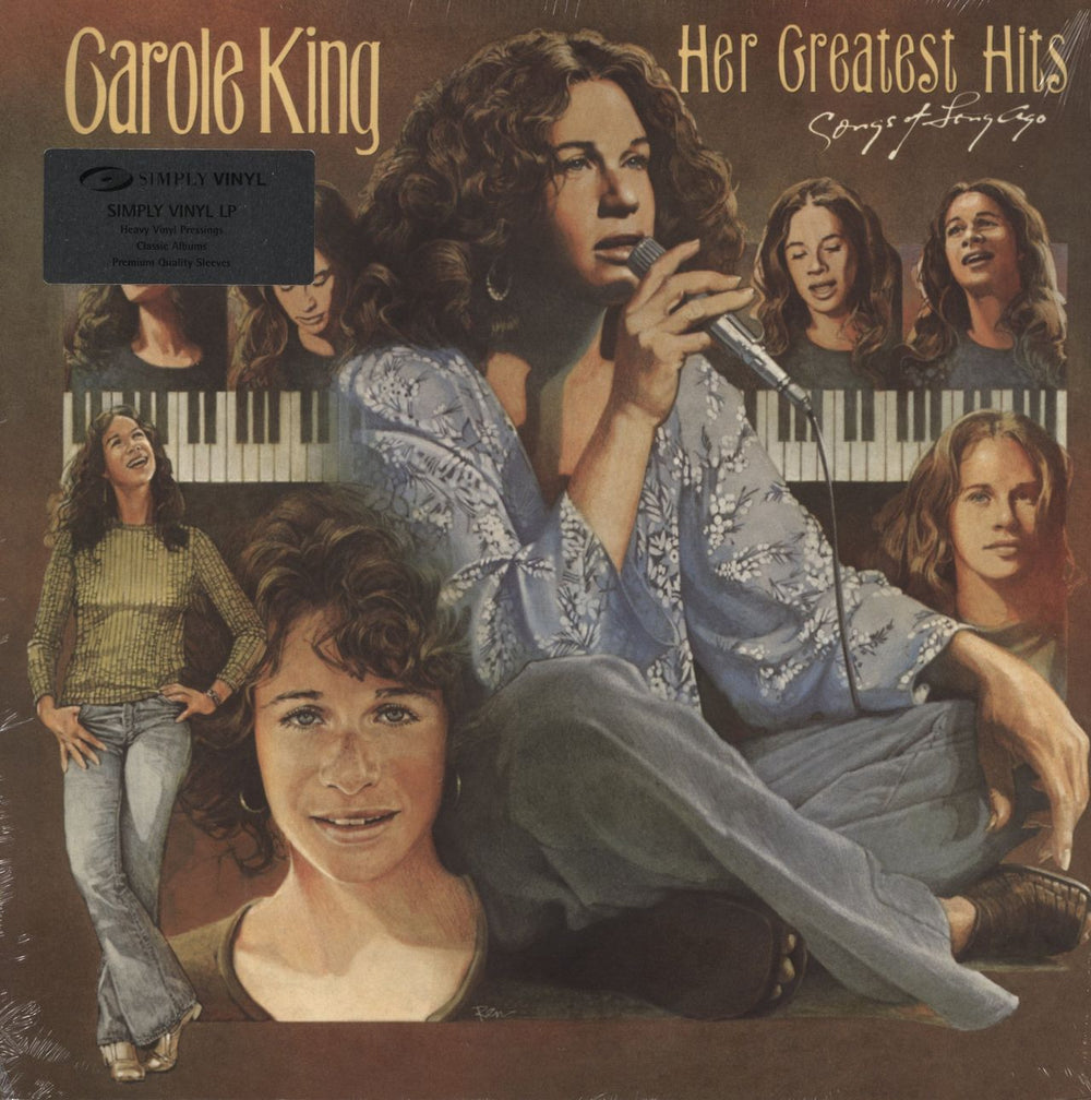 Carole King Her Greatest Hits [Songs Of Long Ago] UK vinyl LP album (LP record) S160003