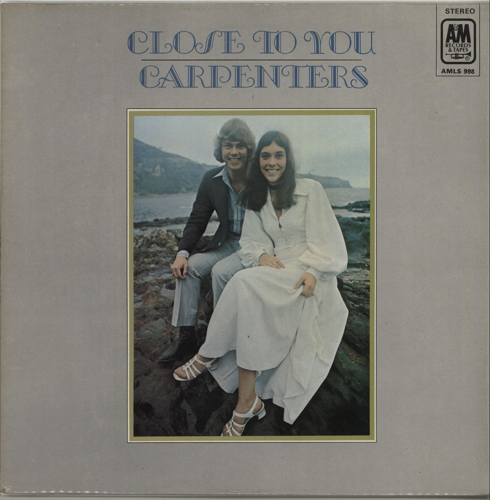 Carpenters Close To You - 1st - Red Vinyl UK vinyl LP album (LP record) AMLS998