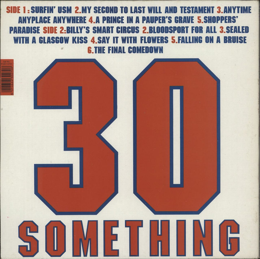 Carter USM 30 Something UK vinyl LP album (LP record) 5014644302708