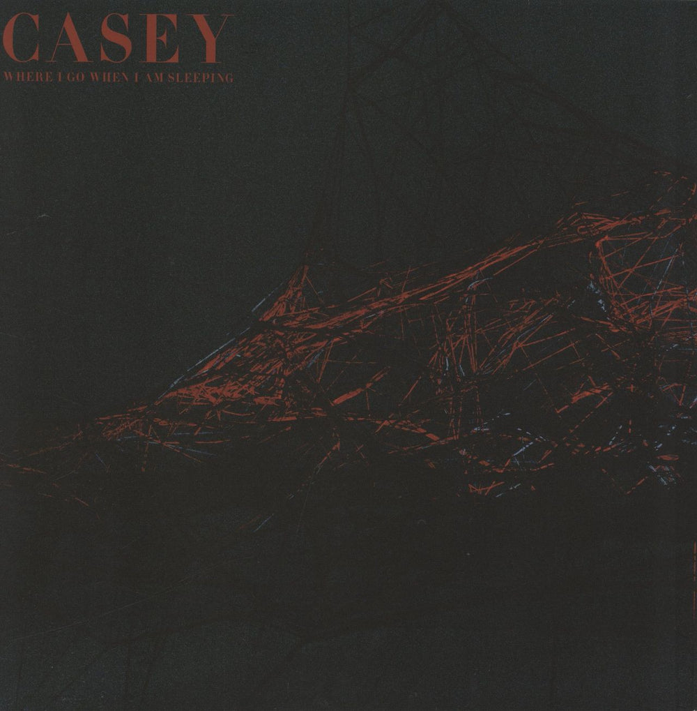 Casey Where I Go When I Am Sleeping - Transparent Orange Vinyl UK vinyl LP album (LP record) HOFF270LPC