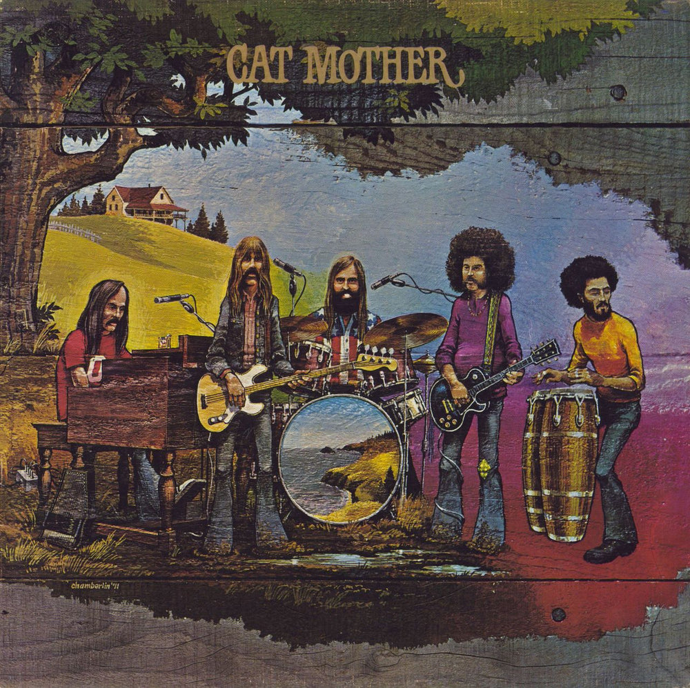 Cat Mother And The All Night Newsboys Cat Mother UK vinyl LP album (LP record) UAG29313