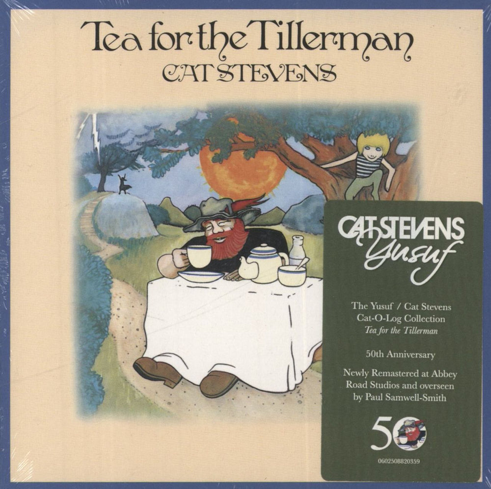 Cat Stevens Tea For The Tillerman: Remastered 50th Anniverssry - Sealed UK CD album (CDLP) 0602508820359