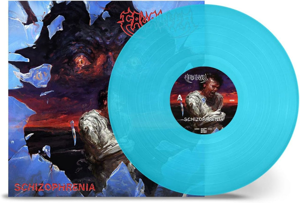 Cavalera Schizophrenia - Curacao Blue Vinyl - Sealed German vinyl LP album (LP record) NBR72447