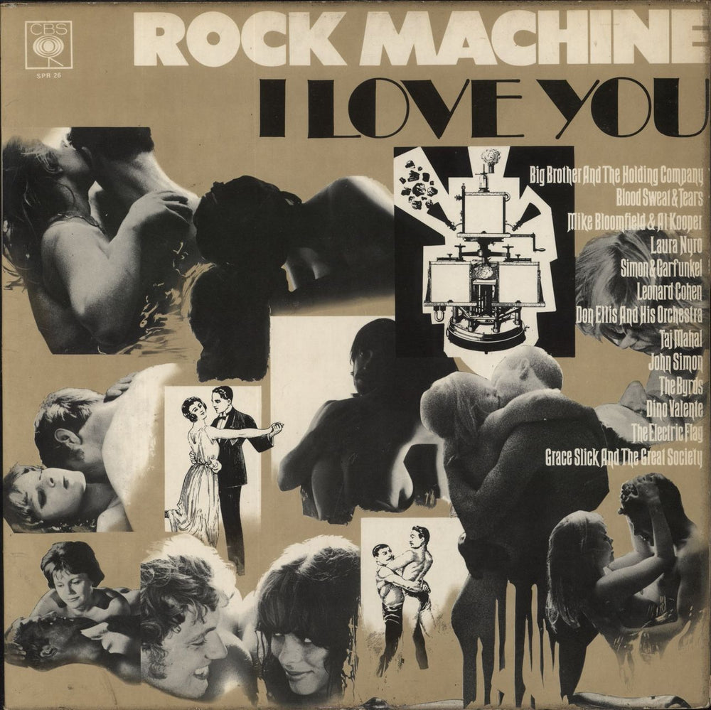 CBS Records Rock Machine I Love You - Mono stickered p/s UK vinyl LP album (LP record) PR26