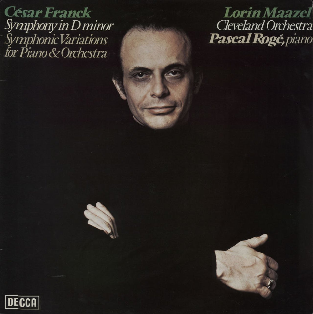 César Franck Symphony in D Minor / Symphonic Variations For Piano & Orchestra UK vinyl LP album (LP record) SXL6823