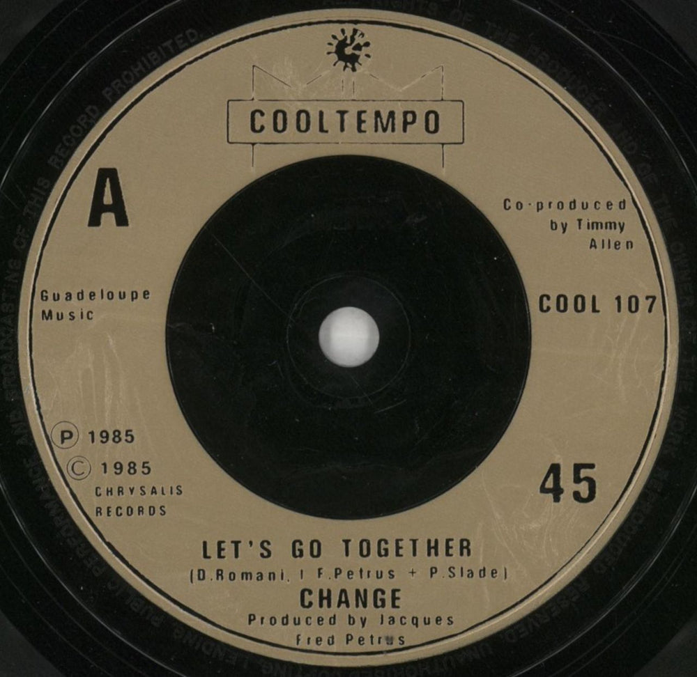 Change Let's Go Together UK 12" vinyl single (12 inch record / Maxi-single) CNG12LE239578