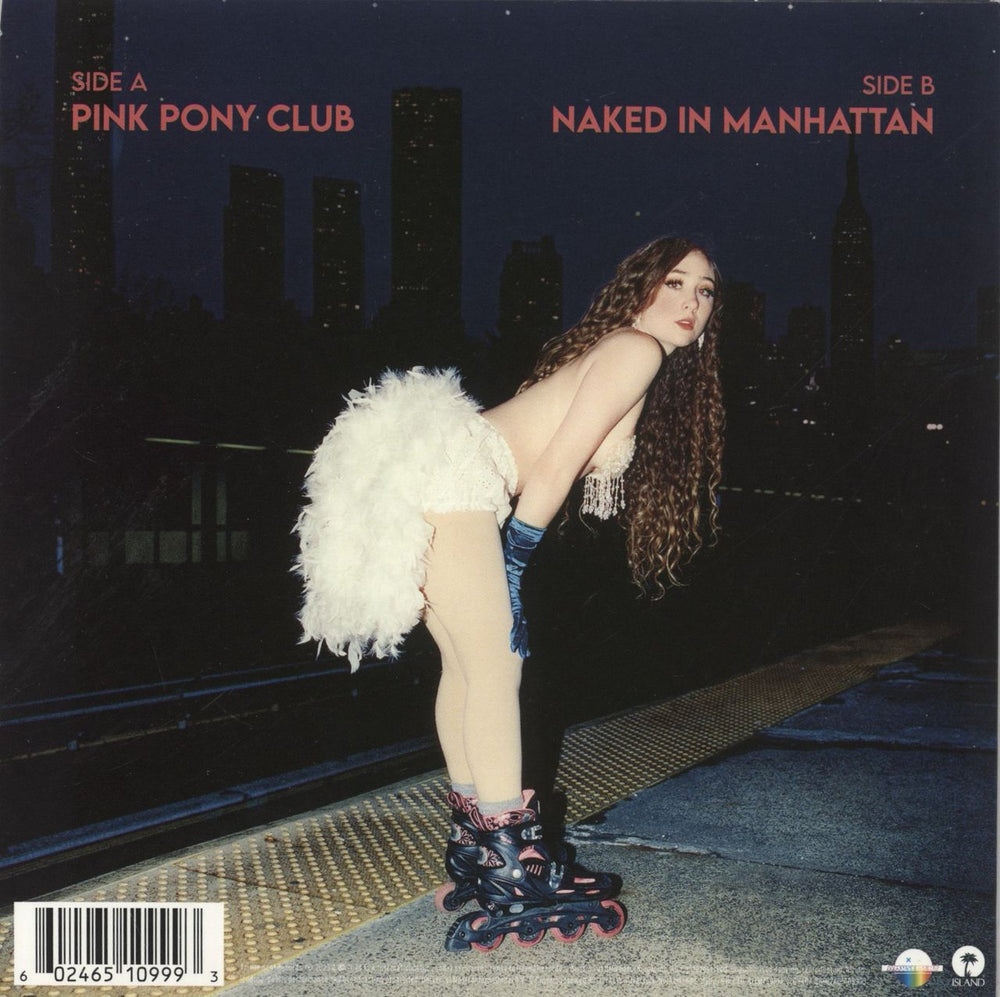 Chappell Roan Pink Pony Club - Pink Vinyl UK 7" vinyl single (7 inch record / 45) 602465109993