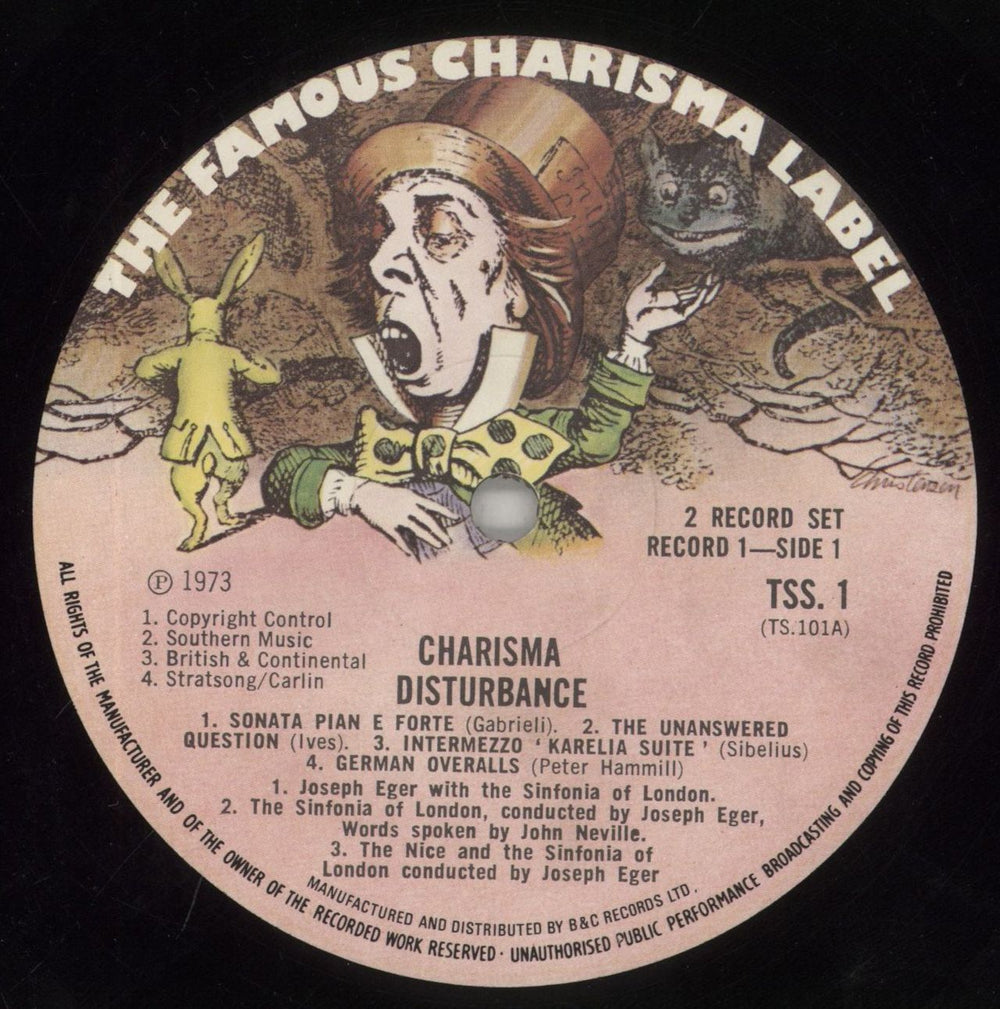 Charisma Records Charisma Disturbance - EX UK 2-LP vinyl record set (Double LP Album) CM02LCH300445