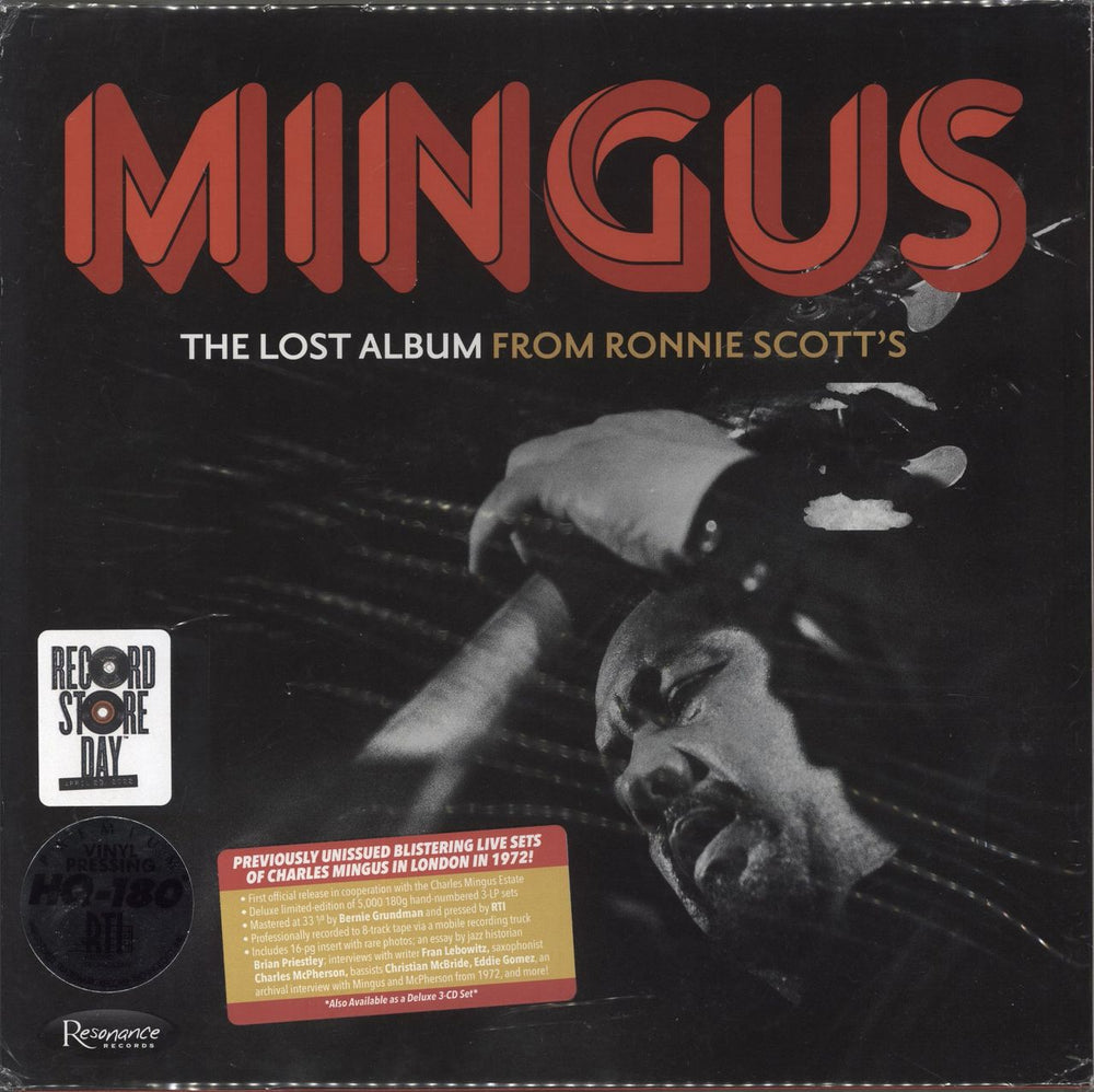 Charles Mingus The Lost Album From Ronnie Scott's - RSD '22 - 180 Gram US 3-LP vinyl record set (Triple LP Album) HLP-9063