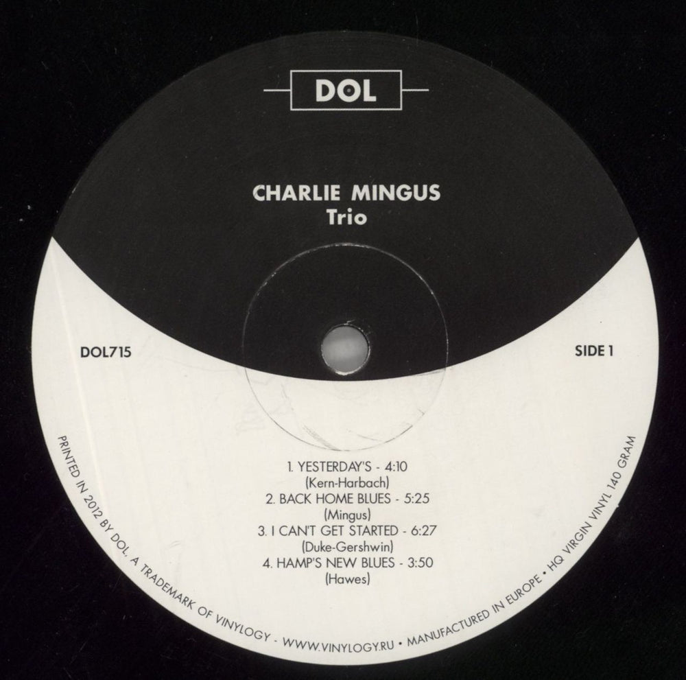 Charles Mingus Trio - EX UK vinyl LP album (LP record) CA8LPTR863461