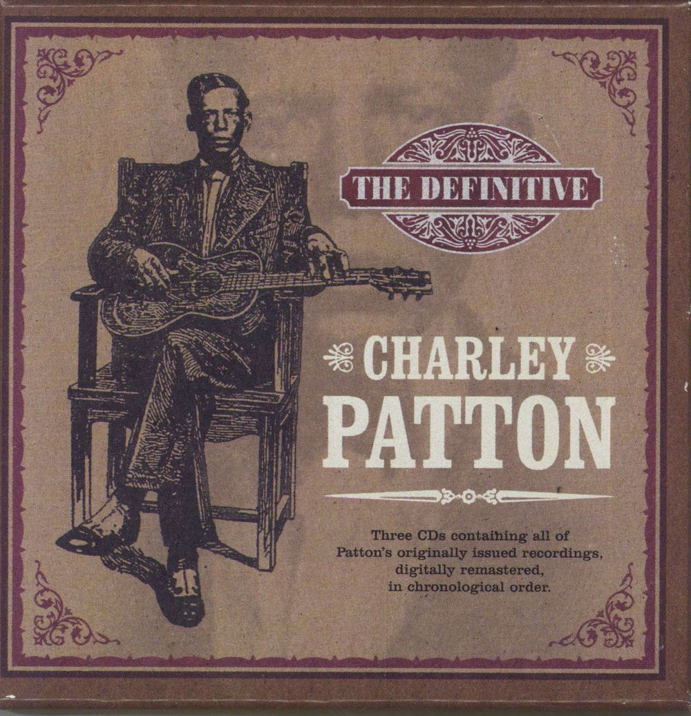 Charley Patton  The Definitive UK 3-CD album set (Triple CD) KATCD180