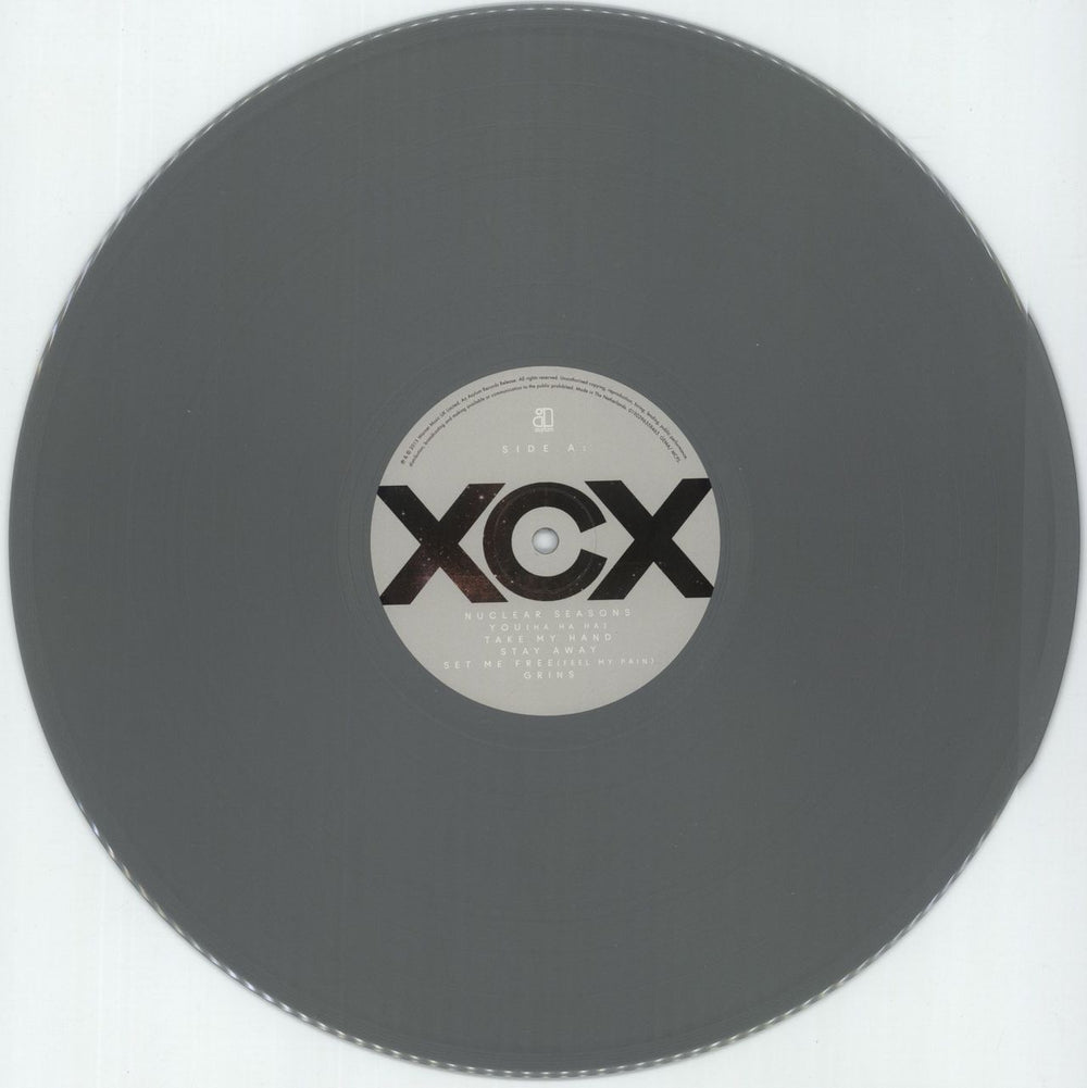 Charli XCX True Romance - Silver Vinyl UK vinyl LP album (LP record) F7ILPTR875872