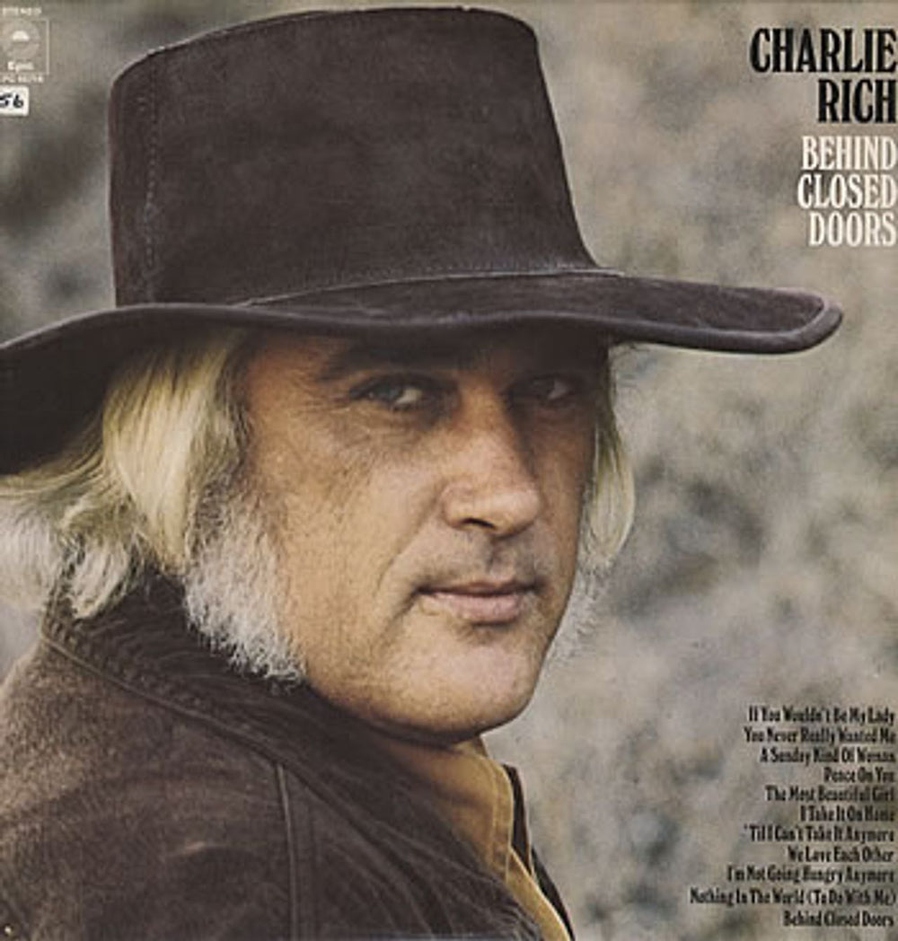 Charlie Rich Behind Closed Doors UK vinyl LP album (LP record) EPC65716