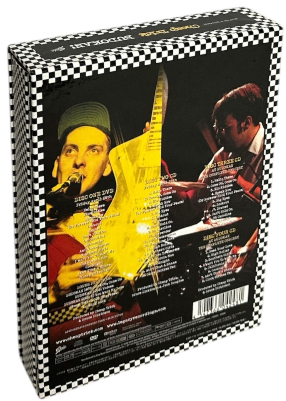 Cheap Trick Budakan! Japanese 3-disc CD/DVD Set 4547366042481
