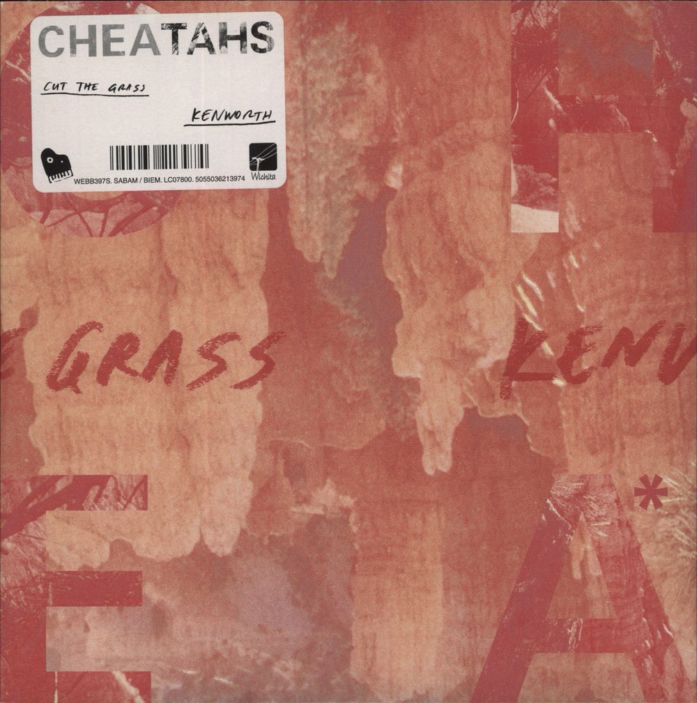 Cheatahs Cut The Grass UK 7" vinyl single (7 inch record / 45) WEBB397S