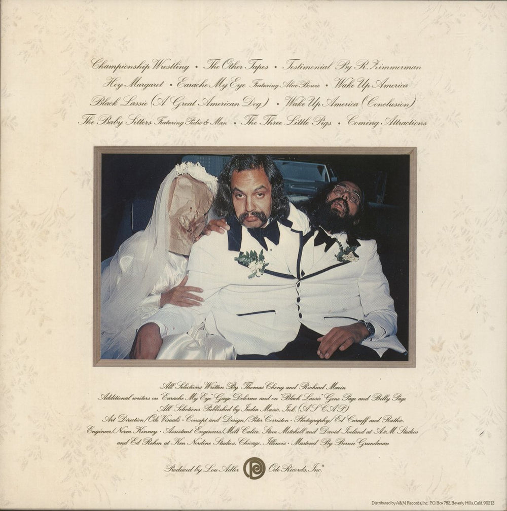 Cheech & Chong Cheech & Chong's Wedding Album UK vinyl LP album (LP record)