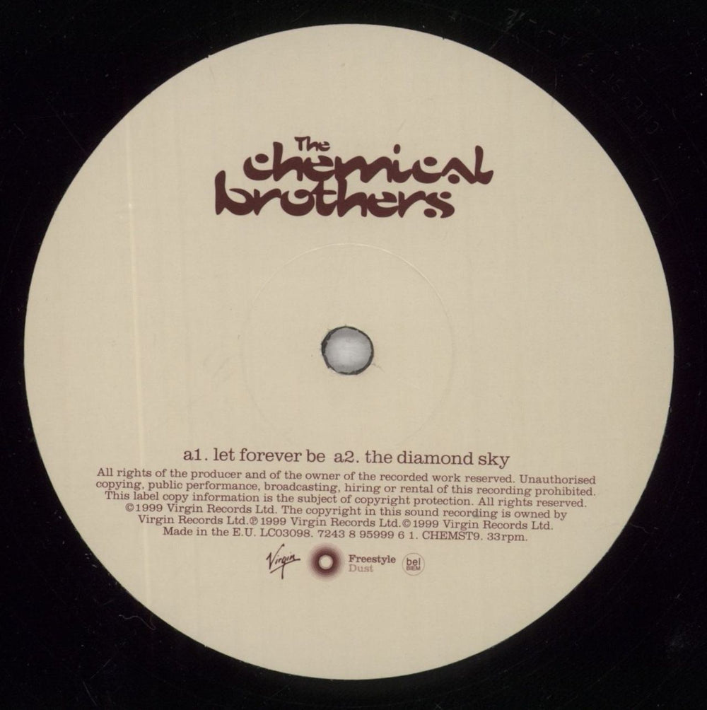 Chemical Brothers Let Forever Be UK 12" vinyl single (12 inch record / Maxi-single) CCB12LE141863