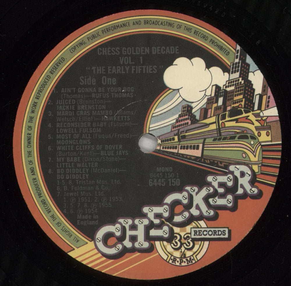 Chess Records Chess Golden Decade Volume 1 - The Early Fifties UK vinyl LP album (LP record) EKGLPCH485880