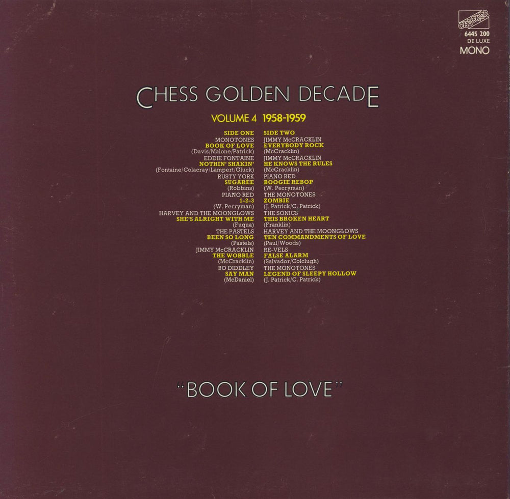 Chess Records Chess Golden Decade Volume 5 - 1958-1959 UK vinyl LP album (LP record)