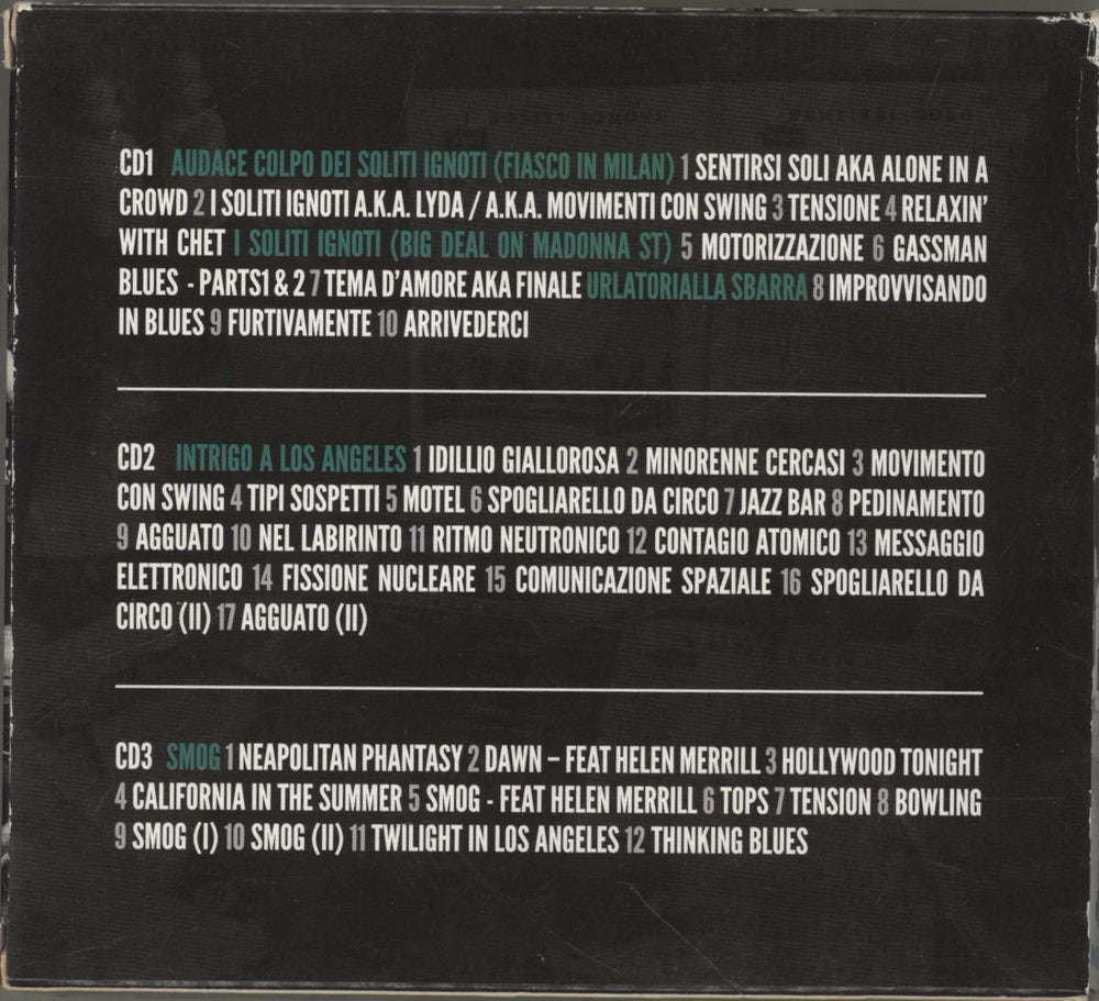 Chet Baker Italian Movies UK 3-CD album set (Triple CD) 827565060108