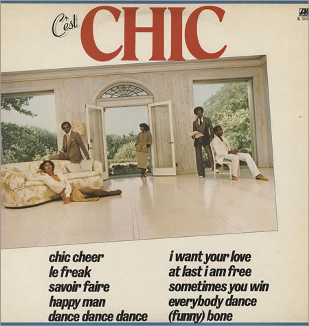 Chic C'est Chic UK vinyl LP album (LP record) K50565