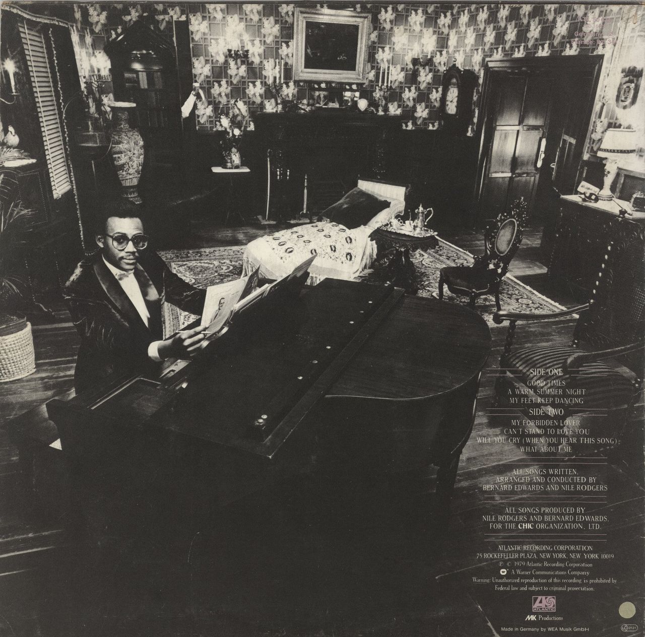 Chic Risque German vinyl LP album (LP record)