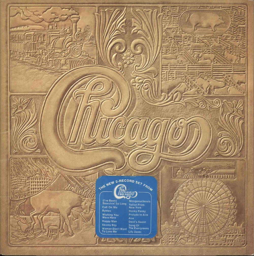 Chicago Chicago VII - Stickered UK 2-LP vinyl record set (Double LP Album) CBS88015