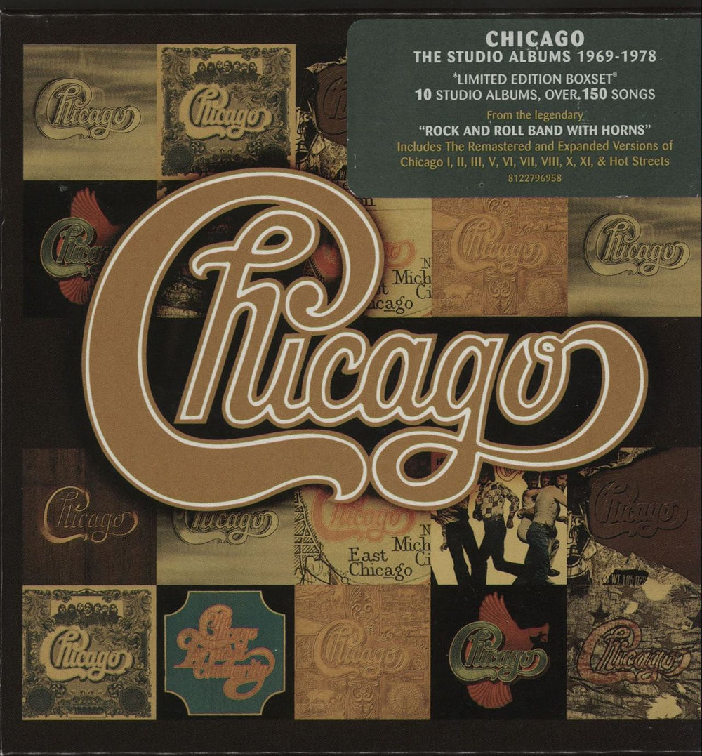 Chicago The Complete Studio Albums 1969-1978 UK CD Album Box Set 8122796958