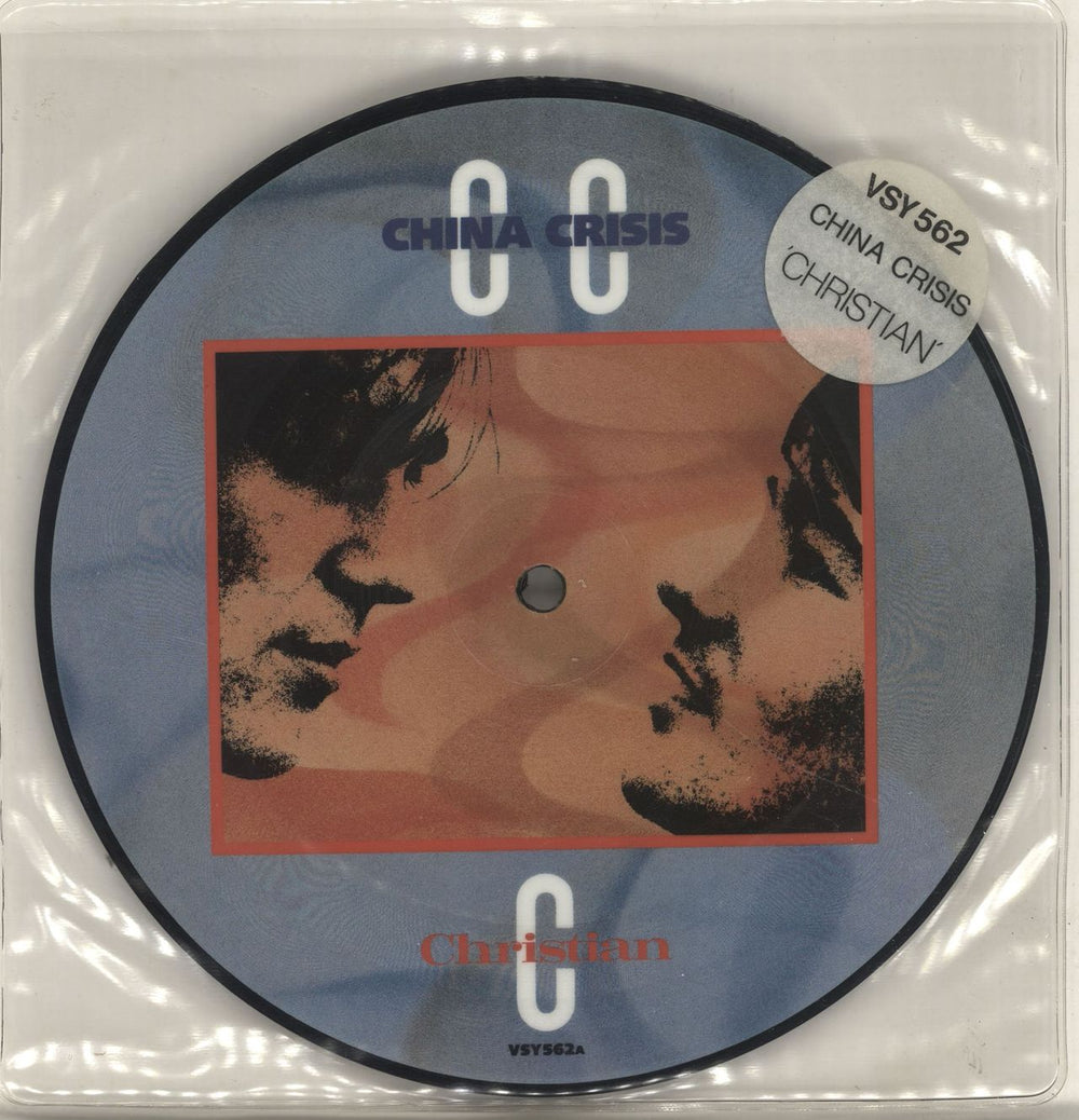 China Crisis Christian UK 7" vinyl picture disc (7 inch picture disc single) VSY562