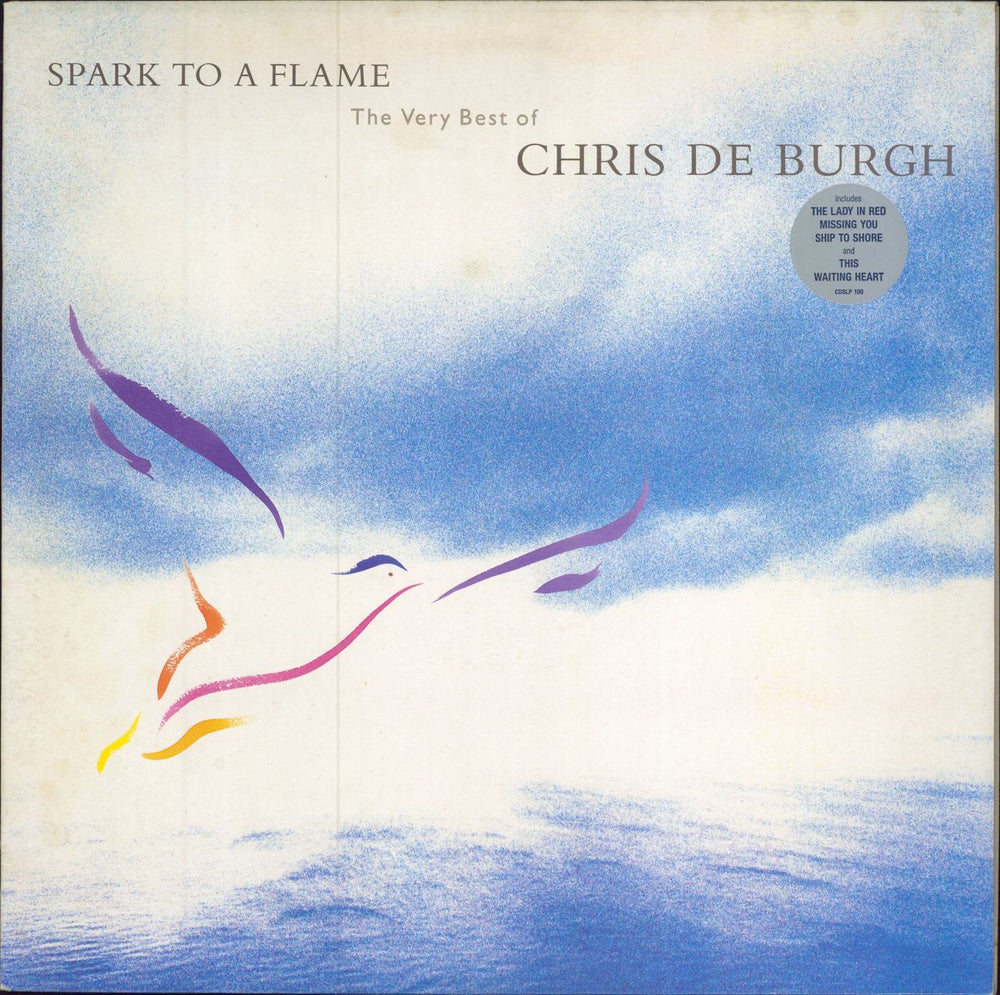 Chris De Burgh Spark To A Flame UK vinyl LP album (LP record) CDBLP100