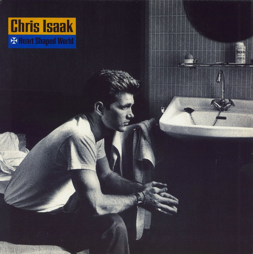 Chris Isaak Heart Shaped World - EX UK vinyl LP album (LP record) WX264