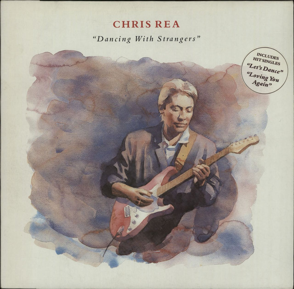 Chris Rea Dancing With Strangers - stickered p/s UK vinyl LP album (LP record) MAGL5071