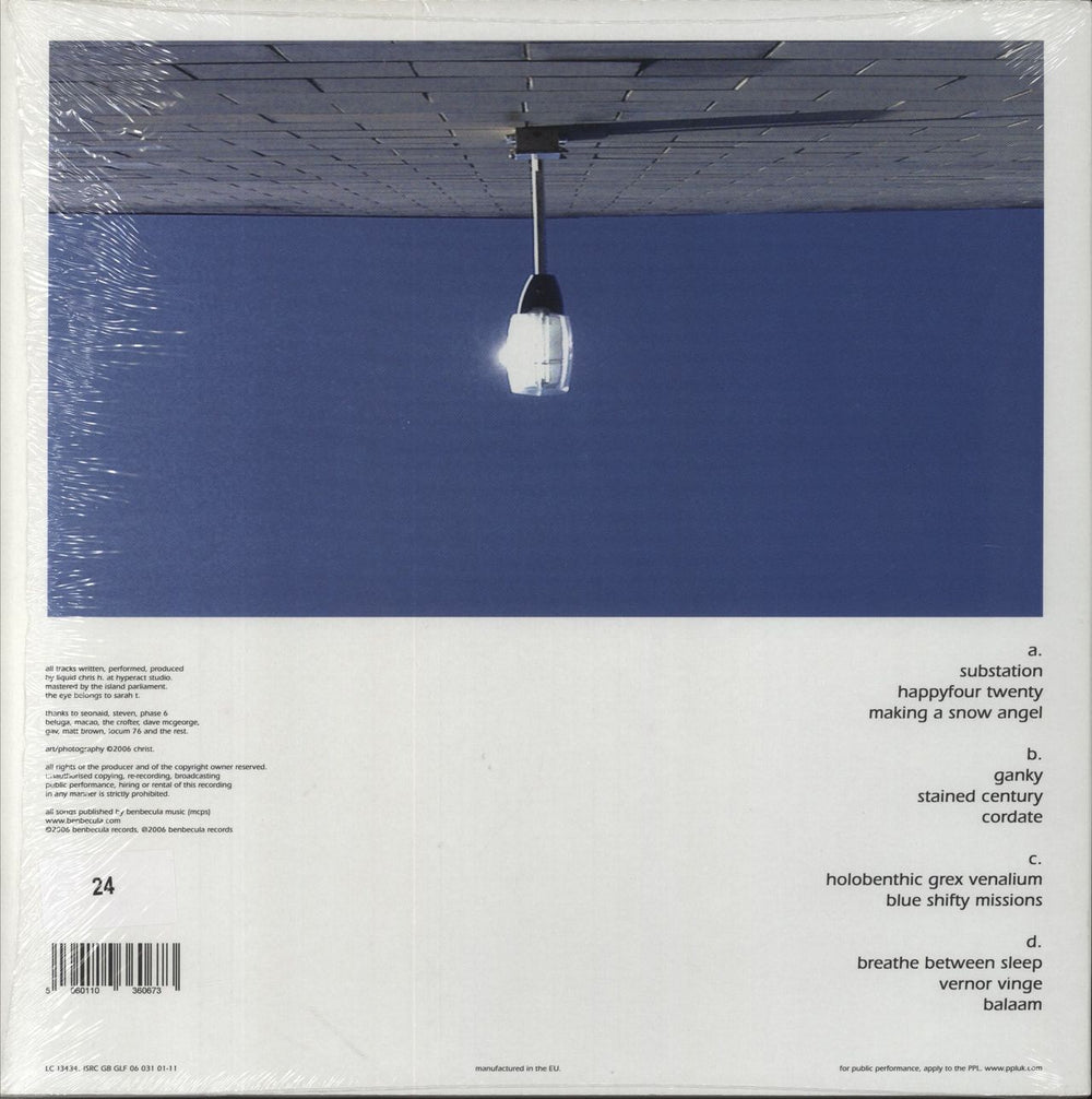 Christ. Blue Shift Emissions UK 2-LP vinyl record set (Double LP Album)