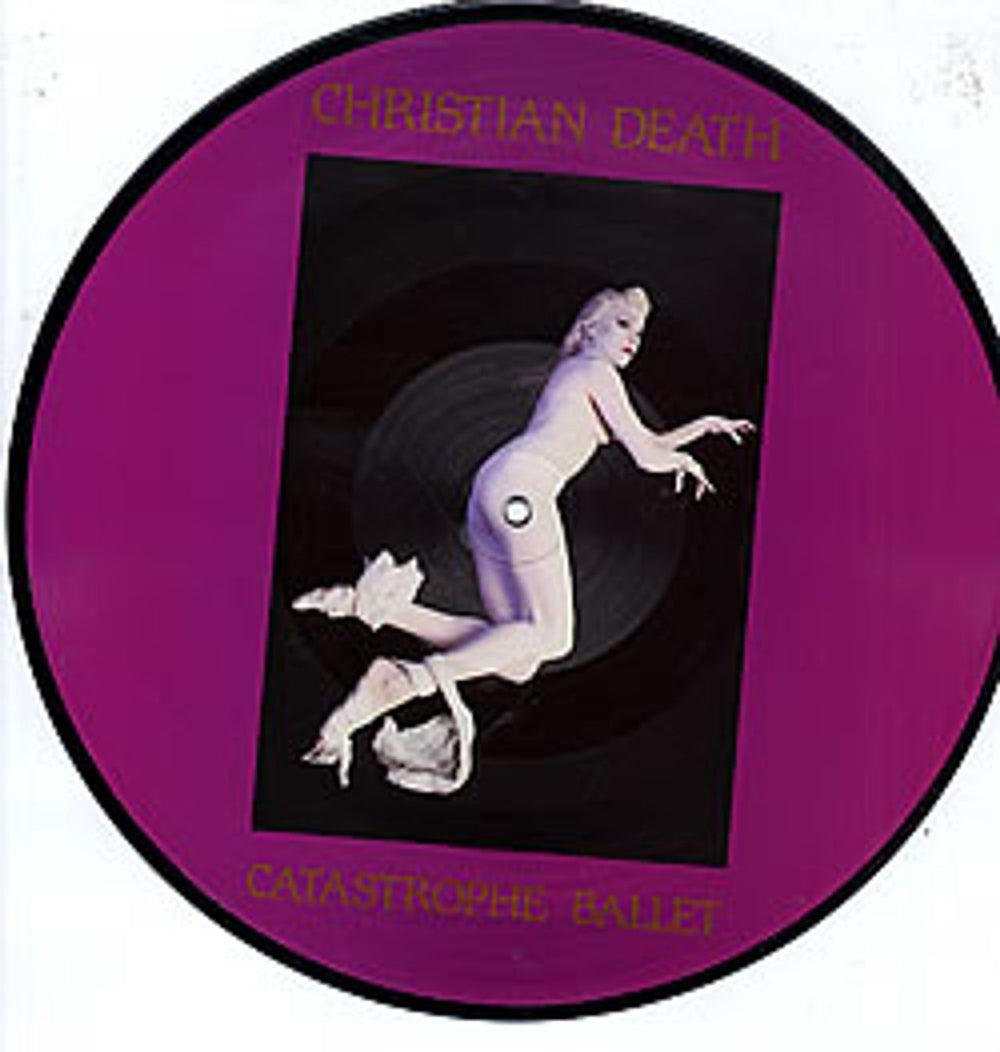 Christian Death Catastrophe Ballet Italian picture disc LP (vinyl picture disc album) CONTE105P