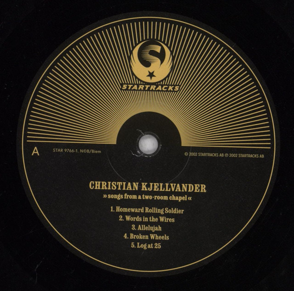 Christian Kjellvander Songs From A Two-Room Chapel - 180g UK vinyl LP album (LP record) 6TXLPSO842046