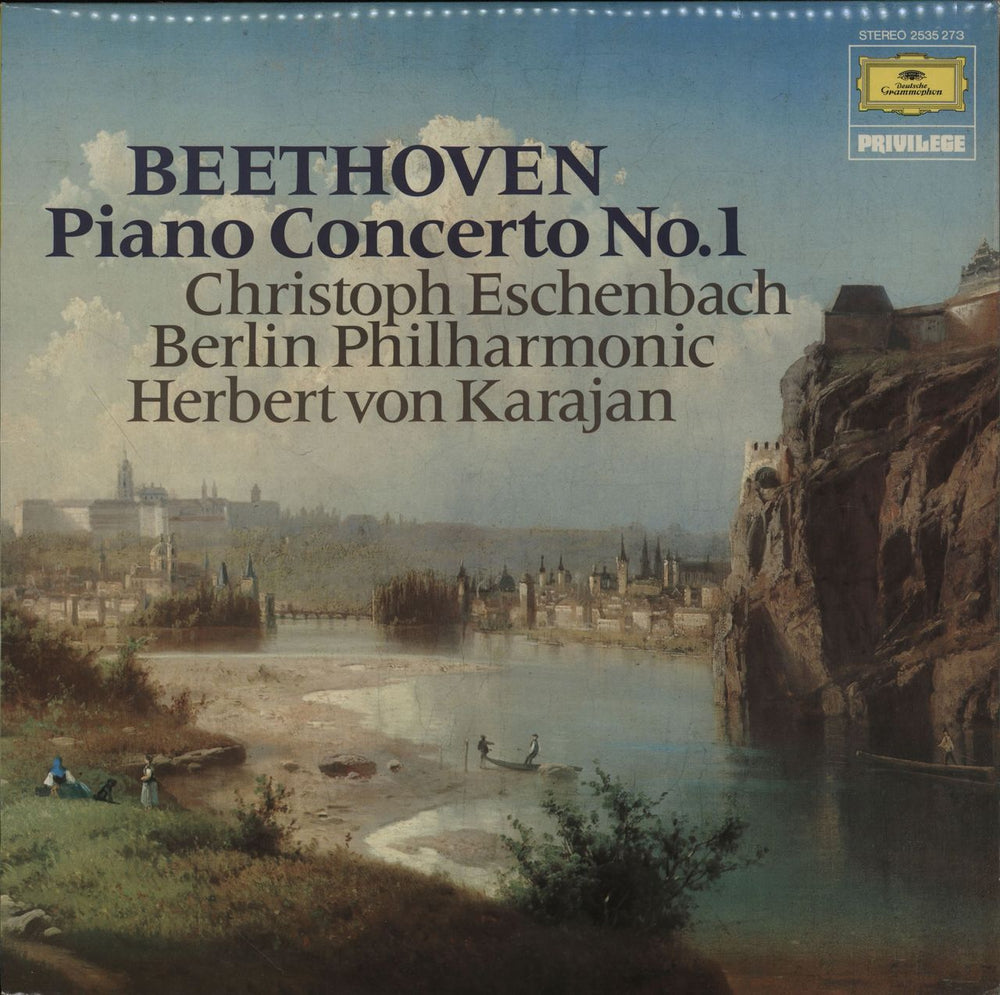 Christoph Eschenbach Beethoven: Concerto For Piano And Orchestra No. 1 in C Major, Op.15 UK vinyl LP album (LP record) 2535273