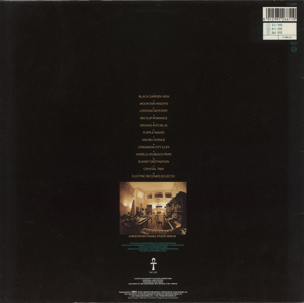 Christopher Franke Pacific Coast Highway German vinyl LP album (LP record) 5012981266110