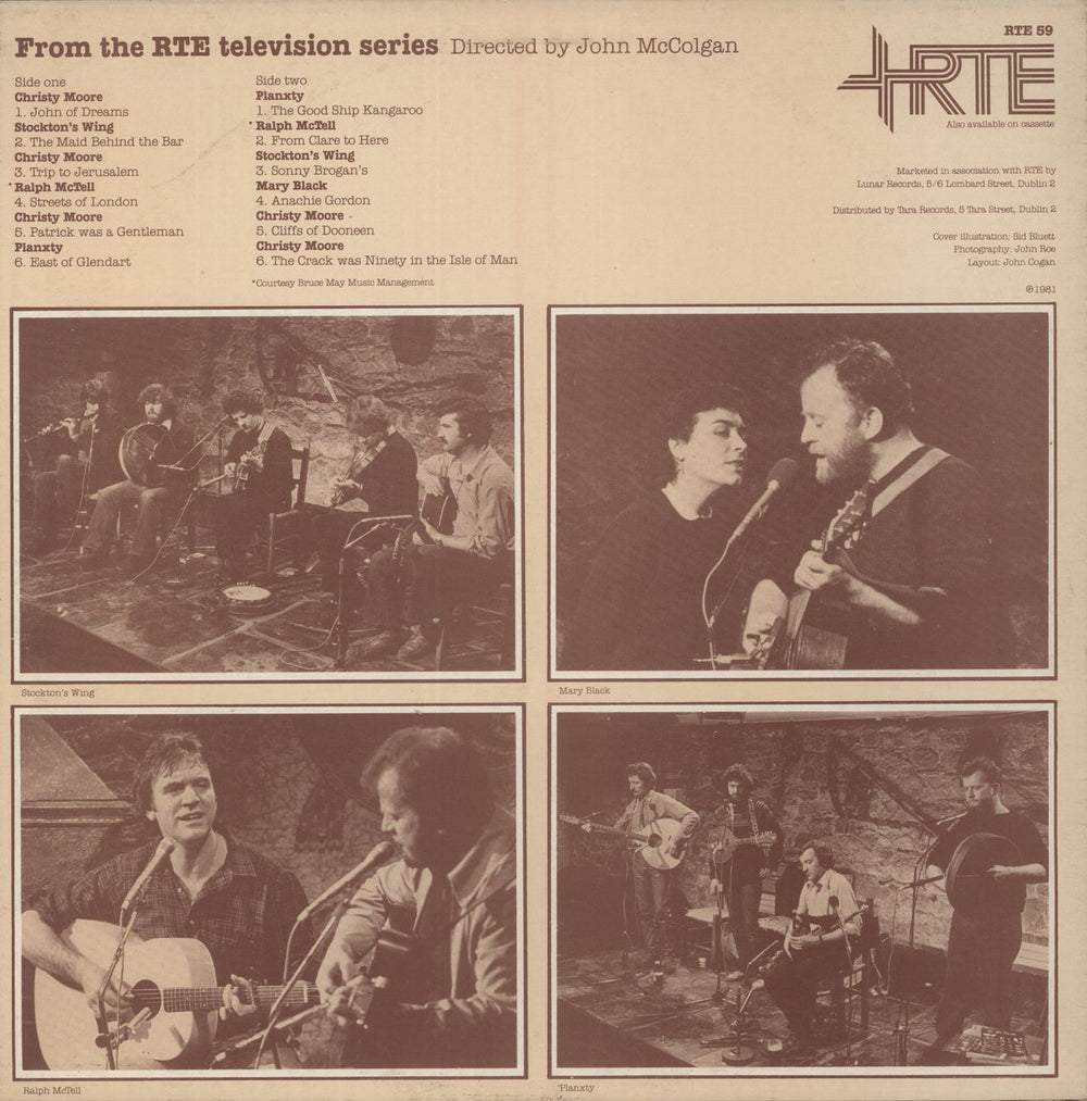 Christy Moore Christy Moore And Friends Irish vinyl LP album (LP record)