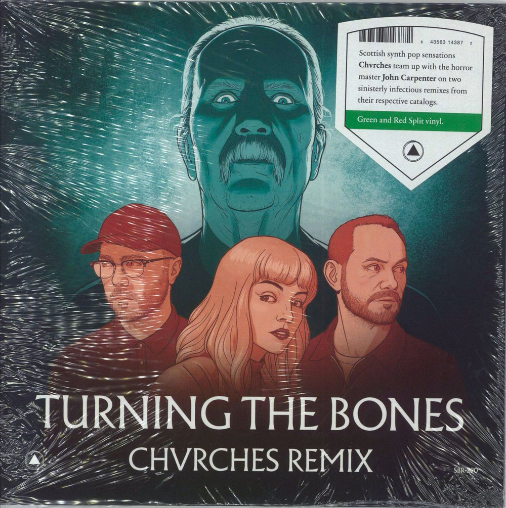 Chvrches Good Girls / Turning The Bones [Remix] - Green and Red Split Vinyl - Sealed US 7" vinyl single (7 inch record / 45) SBR-290