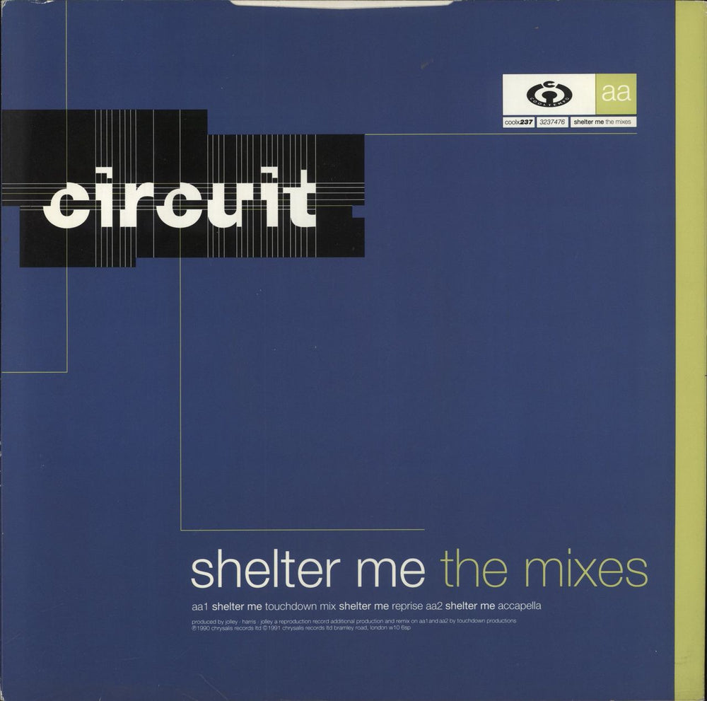 Circuit Shelter Me-The Mixes UK 12" vinyl single (12 inch record / Maxi-single) 5013136353167
