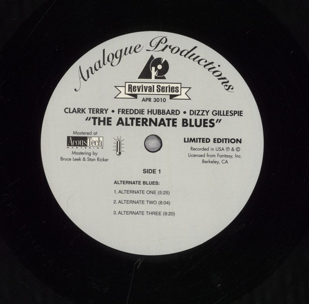 Clark Terry The Alternate Blues US vinyl LP album (LP record)